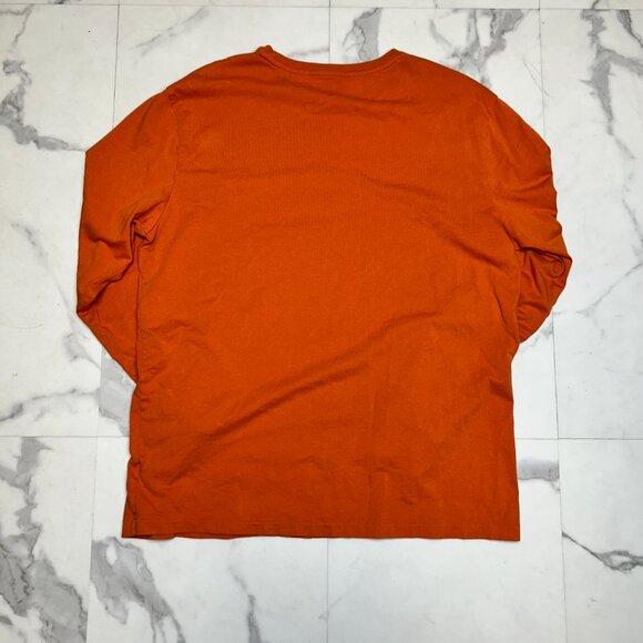Polo Ralph Lauren Long Sleeve | Burnt Orange | Men’s M | Classic Fit Tee - Picture 4 of 5